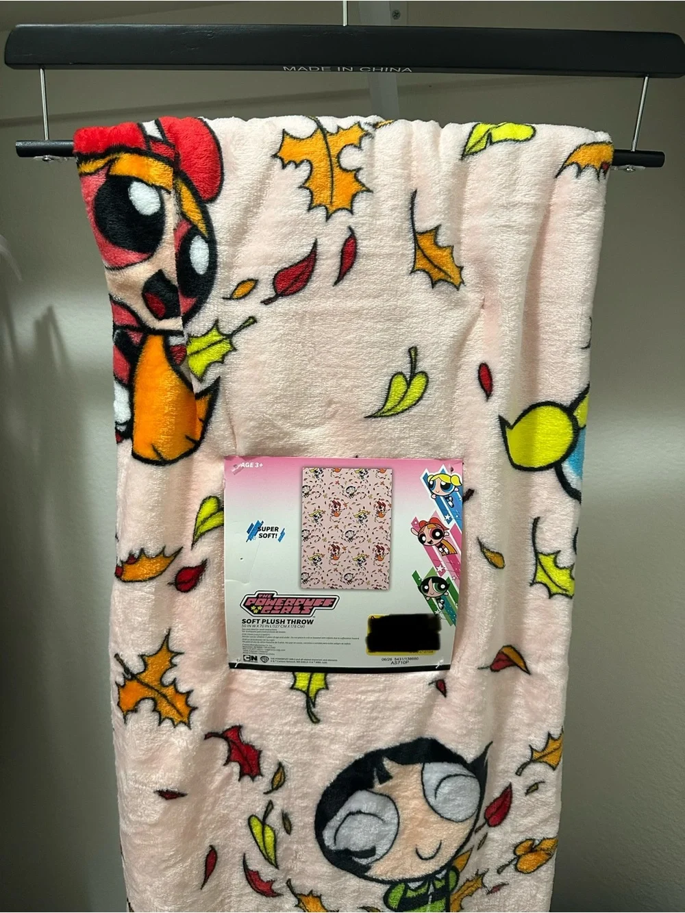 Powerpuff Girls Fall Throw Blanket